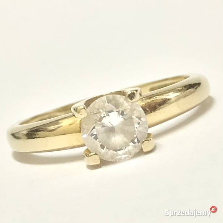 Złoty PIERŚCIONEK żółte ZŁOTO 585 14K cudowny Pierścionki sprzedam