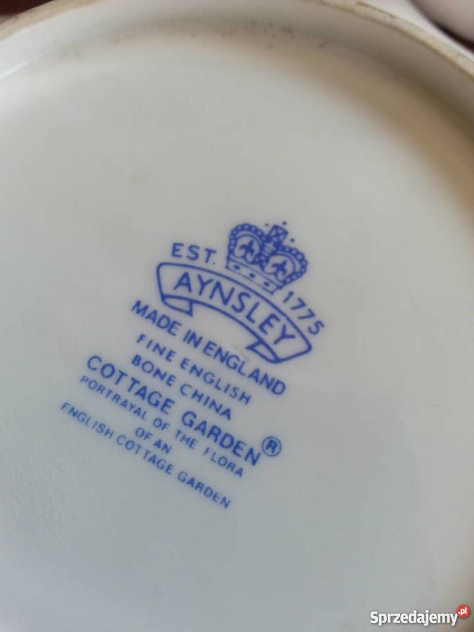 Paterka I porcelana Aynsley Made in England Gdańsk