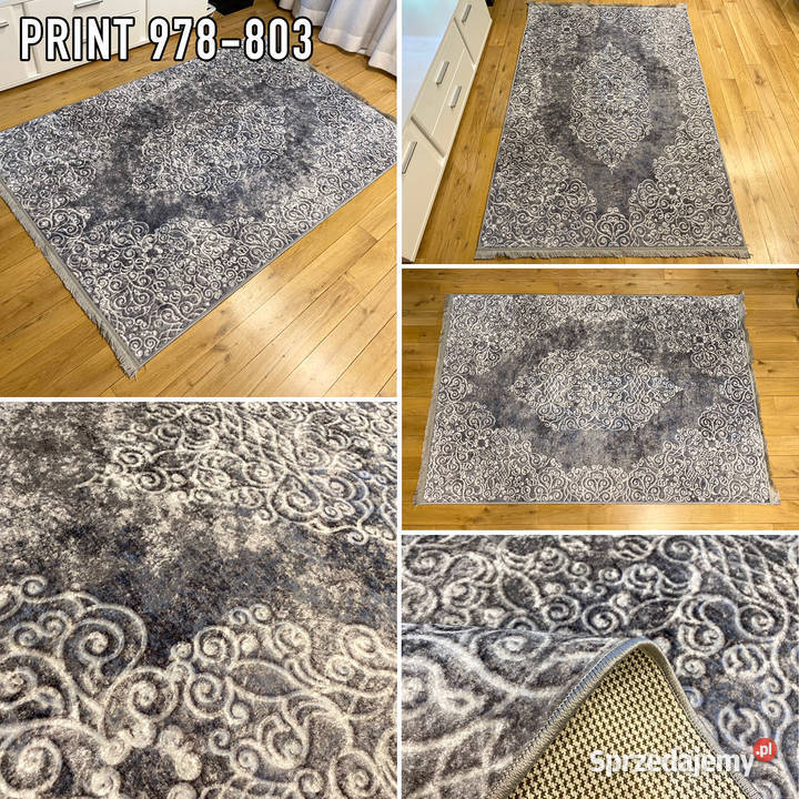 NOWOCZESNY DYWAN 130X190 PRINT 978803 CIENKI Białystok