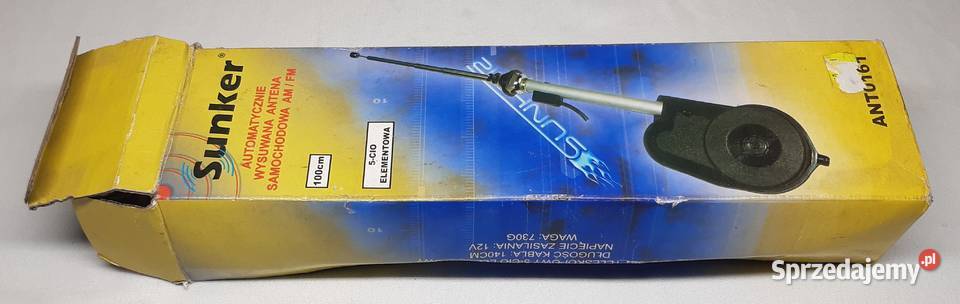 ANTENA AUTOMATYCZNA SUNKER AMFM WYSUWANA osobowe Mielęcin