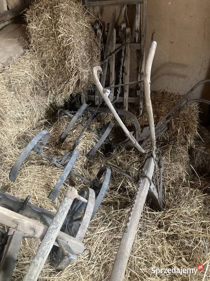 Sprzęty rolne konne zabytkowe pług kultywator świętokrzyskie Połaniec