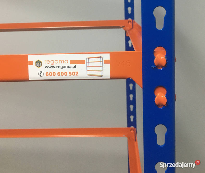 Regał Magazynowy Metalowy ŁATWY SZYBKI MONTAŻ 5L