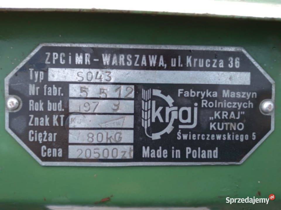 Siewnik poznaniak i rozsiewacz do nawozu nieuszkodzony Dragany