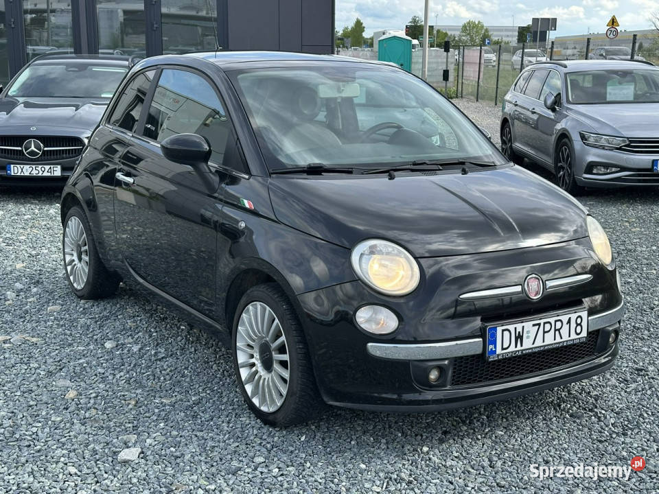 Fiat 500 14 16V 100 Sport 2008r szyberdach 500 dolnośląskie Wojkowice