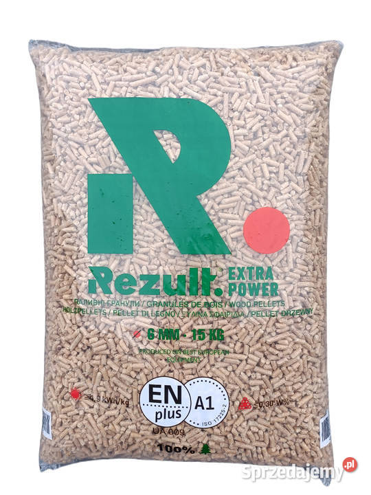 Pellet sosnowy Rezult 6 mm Certyfikat EN PLUS A1 Łaszczów