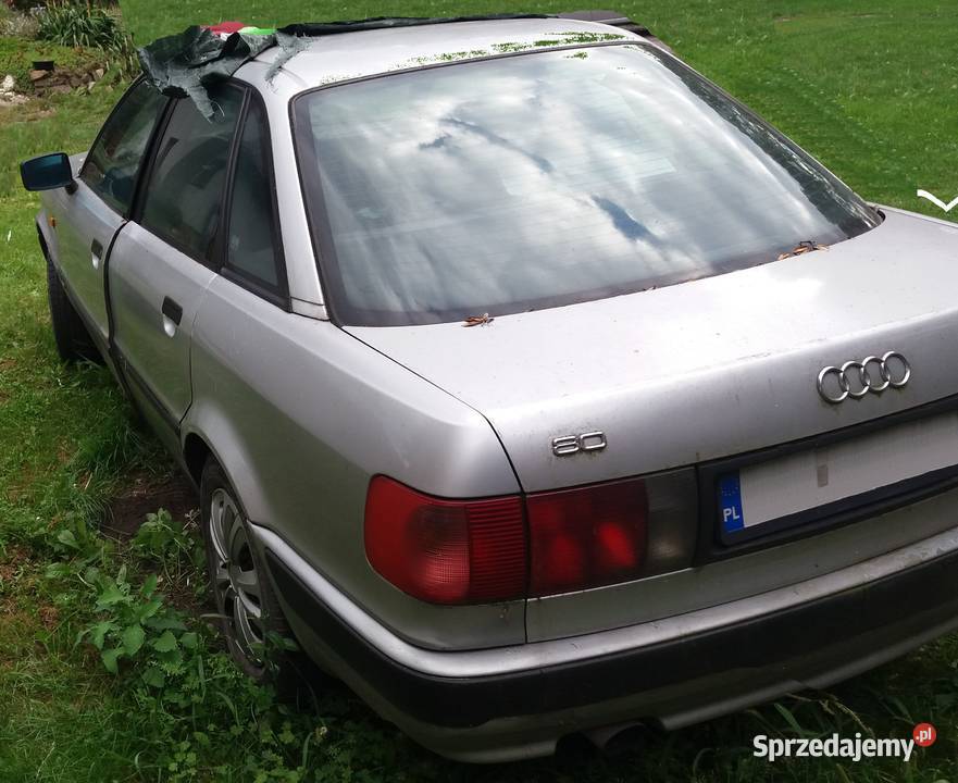 Audi 80niedokończony projektocal przed złomem Rok produkcji 1993 Kraków sprzedam