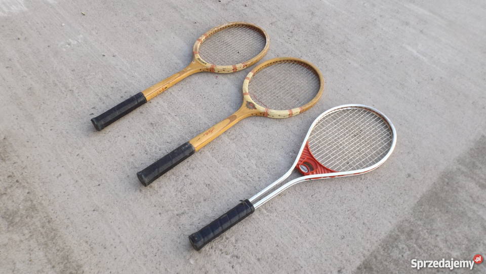 Stare Rakiety Tenisowe 3 Sport i Wypoczynek Grodziczno