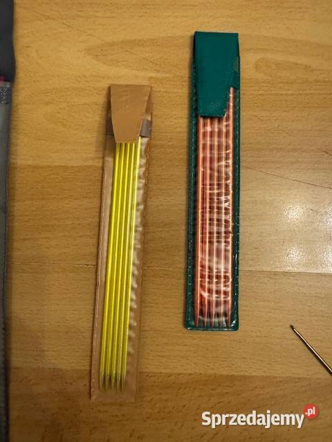 Zestaw drutów do robienia na drutach z czasów Rękodzieło Częstochowa