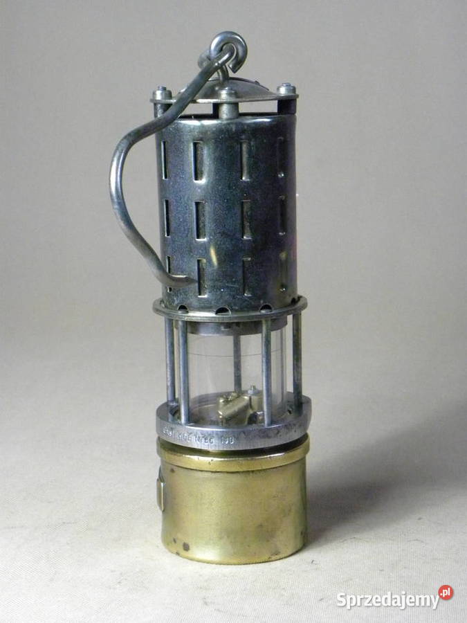 Polska górnicza lampa benzynowa Elektometal Legnica