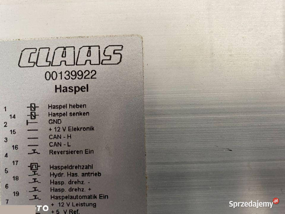 CLAAS LEXION Haspel 00139922 Pozostałe Jastrzębniki sprzedam