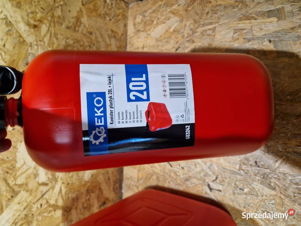 Kanister plastyk 20L lejek 5 Kod produktu G03242 wielkopolskie Głogowa sprzedam