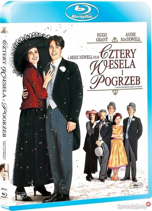 CZTERY WESELA I POGRZEB HUGH GRANT BLURAY Kalisz sprzedam