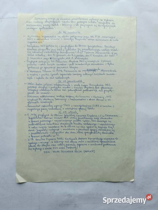 Solidarność Strajkowy Biuletyn Informacyjny Rok wydania 1980 Gdynia