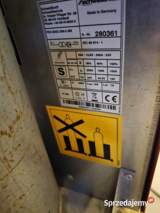Spawarka Migomat PROMAG 2002 AM Schweikraf Dębnica Kaszubska sprzedam