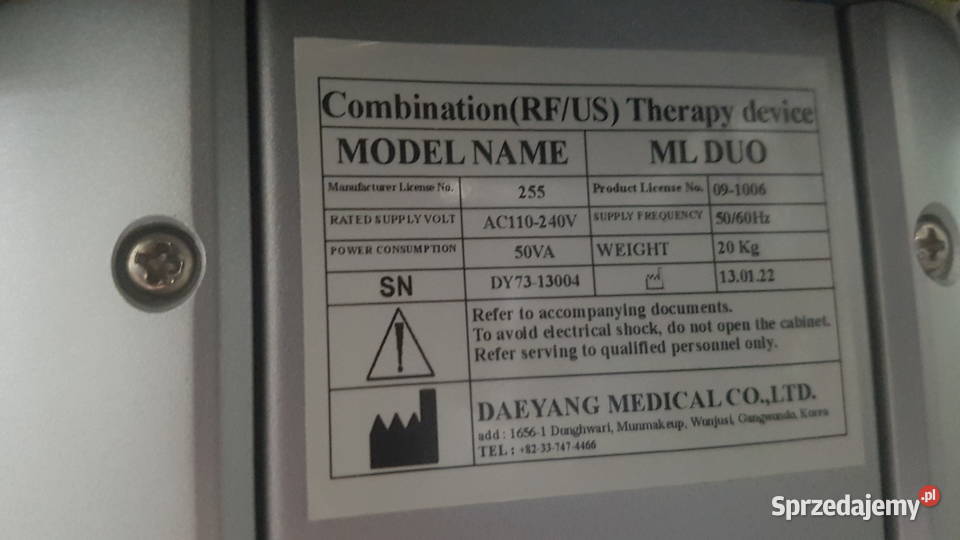 ML Duo ujędrnianie skóry i likwidacja cellulitu Miejsce Piastowe