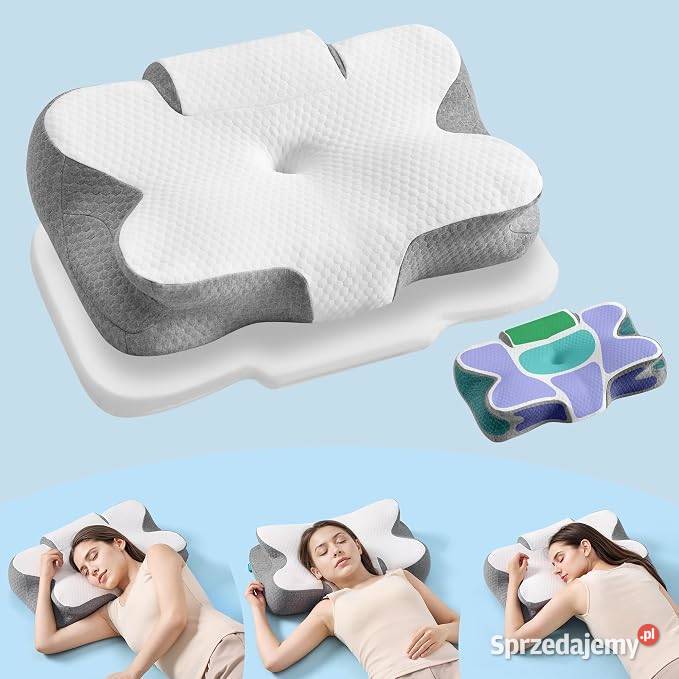 Poduszka ergonomiczna do spania Songmics 59 x 40 Poduszki Golina