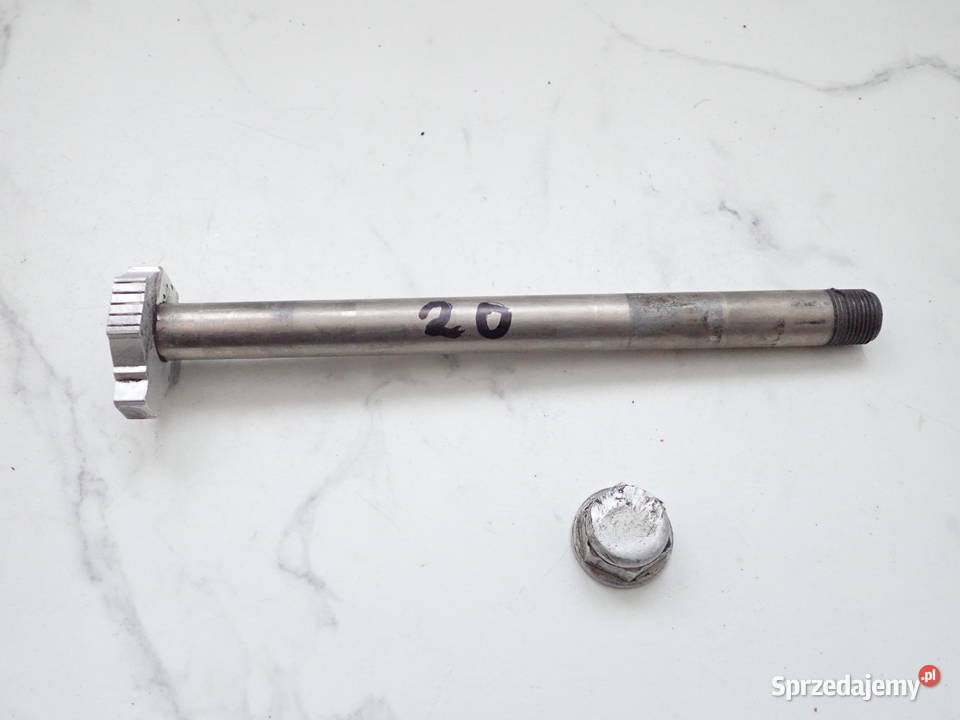 Oś Ośka 20mm Koła Tył Napinacz Nakrętka KTM 125 Zawieszenie Strzelce Krajeńskie sprzedam