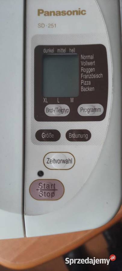 Wypiekacz do chlebaPanasonic SD251 wolnostojące zachodniopomorskie Barlinek