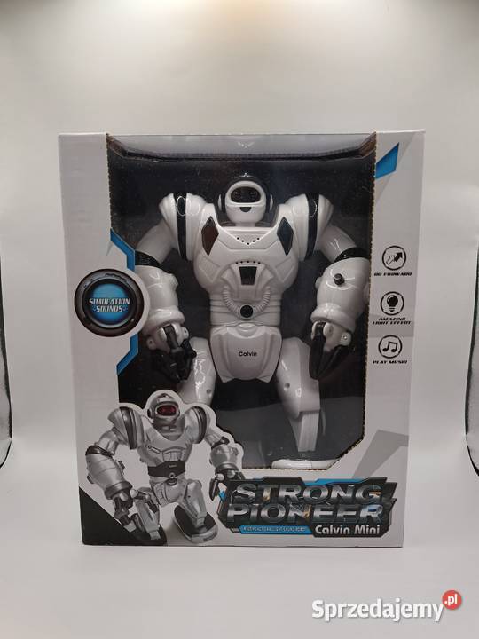 Interaktywny robot Calvin Mini światło i dźwięk Dla Dziecka Gdynia