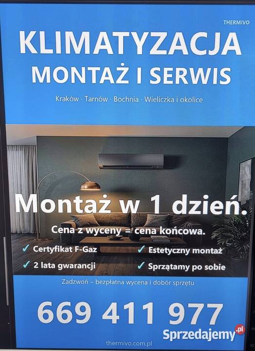 Montaż instalacja klimatyzacji Kraków