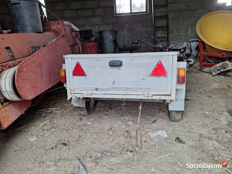 Przyczepka samochodowa SAM gotowa do jazdy burtowe lubelskie
