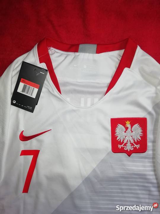 Koszulka Polska 2018 MILIK 7 z autografem Lublin sprzedam
