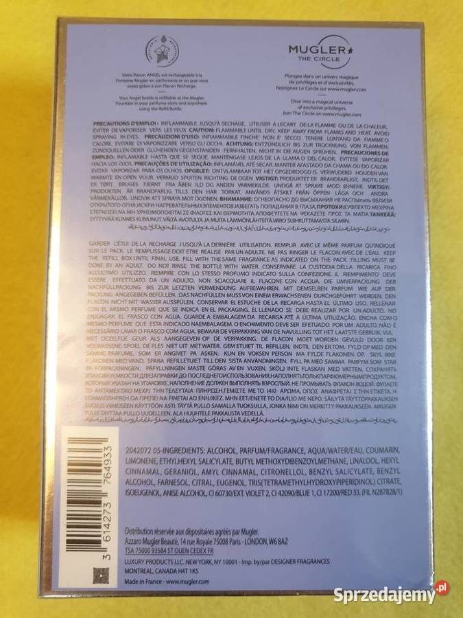 Thierry Mugler Angel Elixir woda perfumowana 50 Dla kobiet mazowieckie Radom