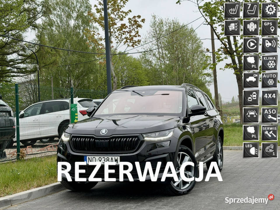 koda Kodiaq 20 TDI 200 SPORTLINE 4X4 7 Osobowa komputer pokładowy Mrągowo