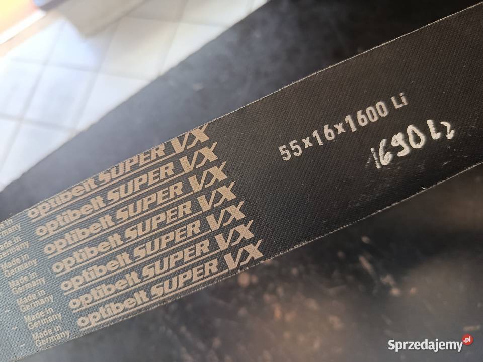 Pas wariatorowy 55x1600 Li1690Lz lubelskie Biłgoraj