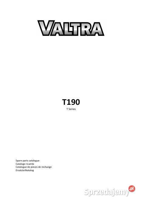 Valtra T140 T190 katalog części Kielce