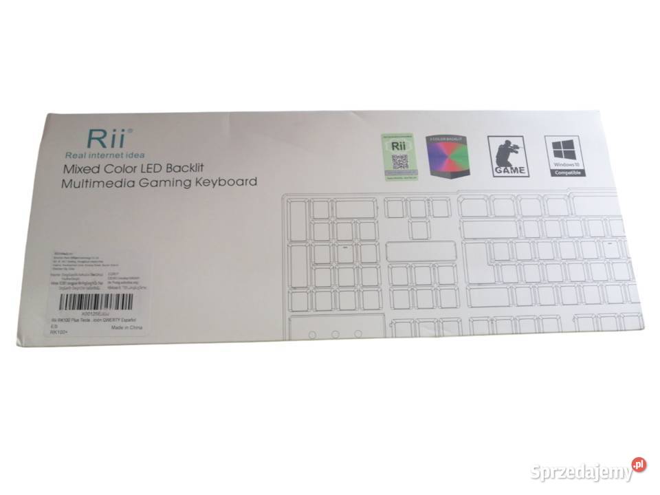 KLAWIATURA GAMINGOWA PODŚWIETLANA RGB sprzedam
