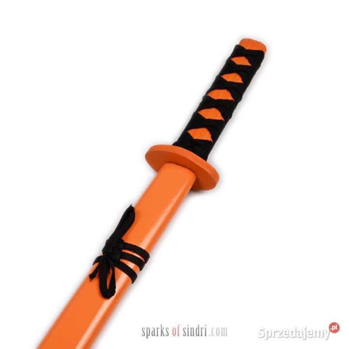 Pomarańczowy Miecz Samurajski Katana Drewno 63 Szczecin