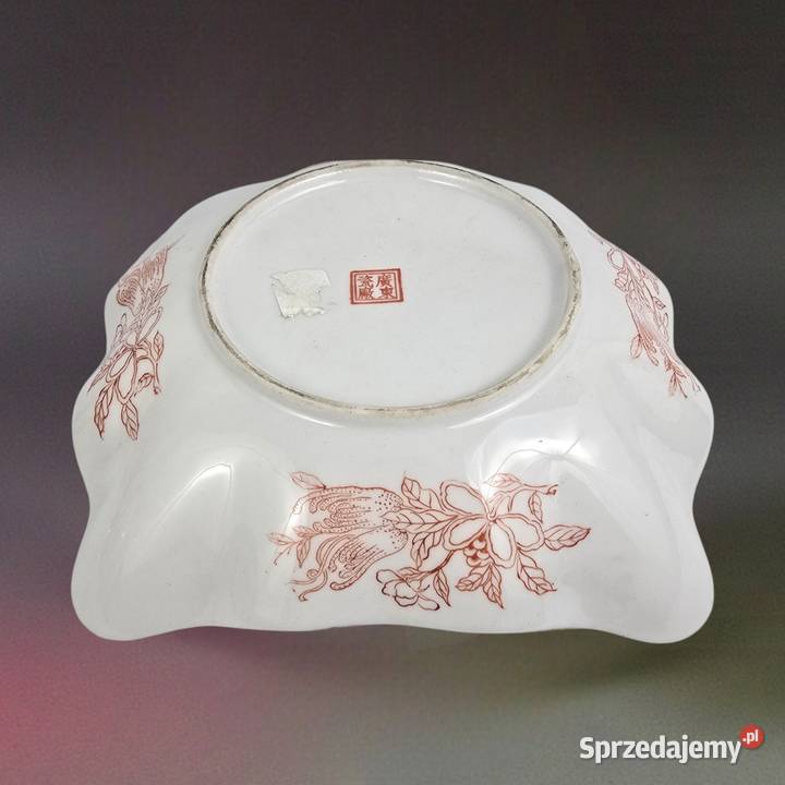 Wyprzedaż Miska salaterka w stylu Famille Porcelana i szkło Bronisze