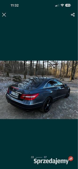 Mercedes E 250 CDI Coup tempomat warmińsko-mazurskie sprzedam