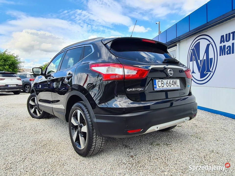 Nissan Qashqai SzklanyDach Navi Kamera 360 2xPDC światła LED wielkopolskie Wągrowiec