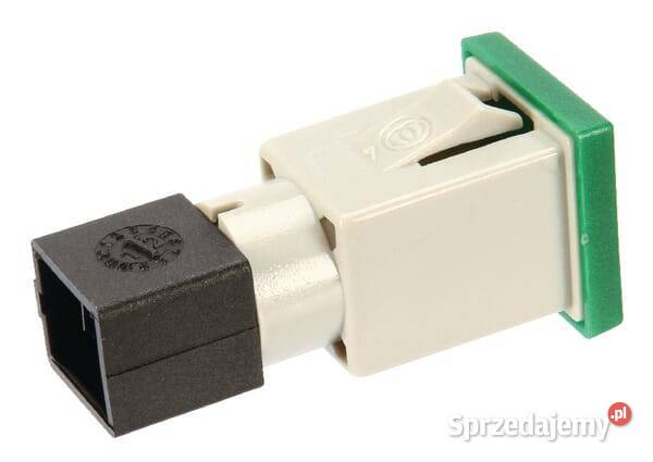Kontrolka kwadratowa 1224V zielona przykręcana Kamionna