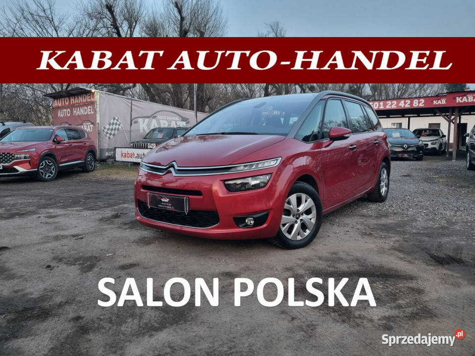 Citroen C4 Grand Picasso Salon II WŁ Navi Kamera kurtyny powietrzne Szczecin