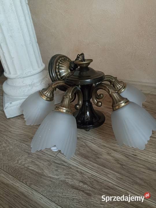 Sprzedam żyrandol rustykalny styl Knurów sprzedam