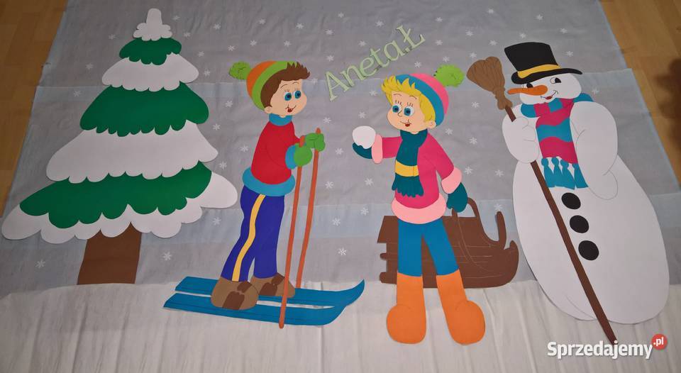 Dekoracje zimowe wielkoformatowe z brystolu Pozostałe Ryki sprzedam