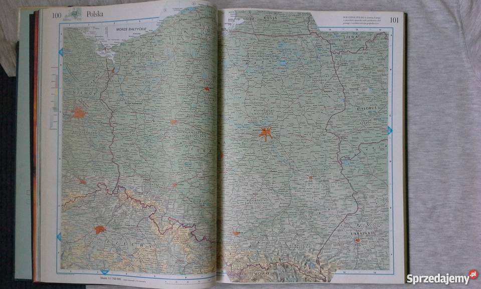 Atlas Świata mapy całej ziemi do nauki w szkole Wrocław sprzedam