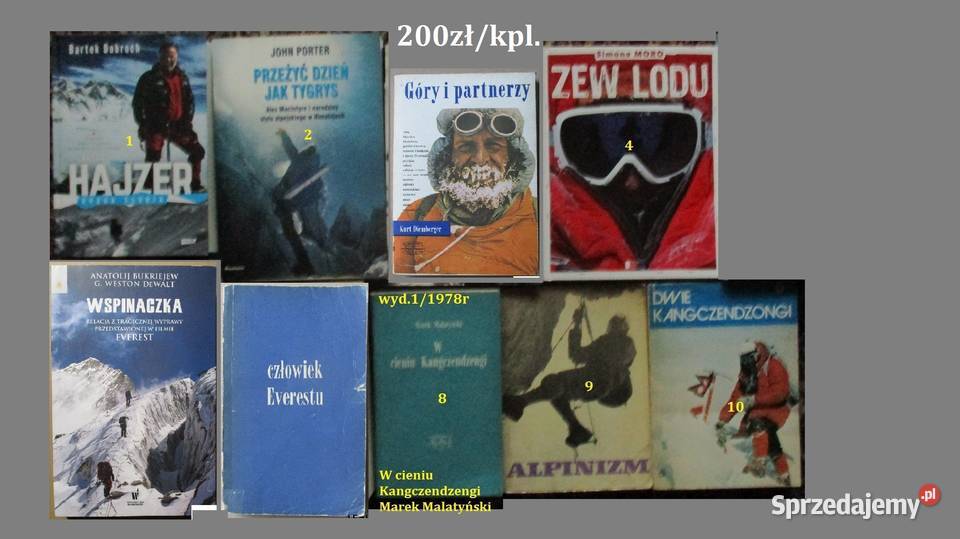Sport góry alpinizm wspinaczka Rutkiewicz Proza i poezja