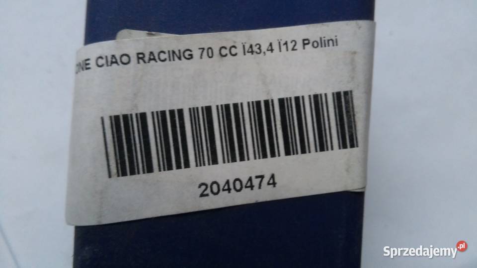 TŁOK POLINI 434 mm RACING 70 ccm Piaggio Ciao SI Bielsk Podlaski