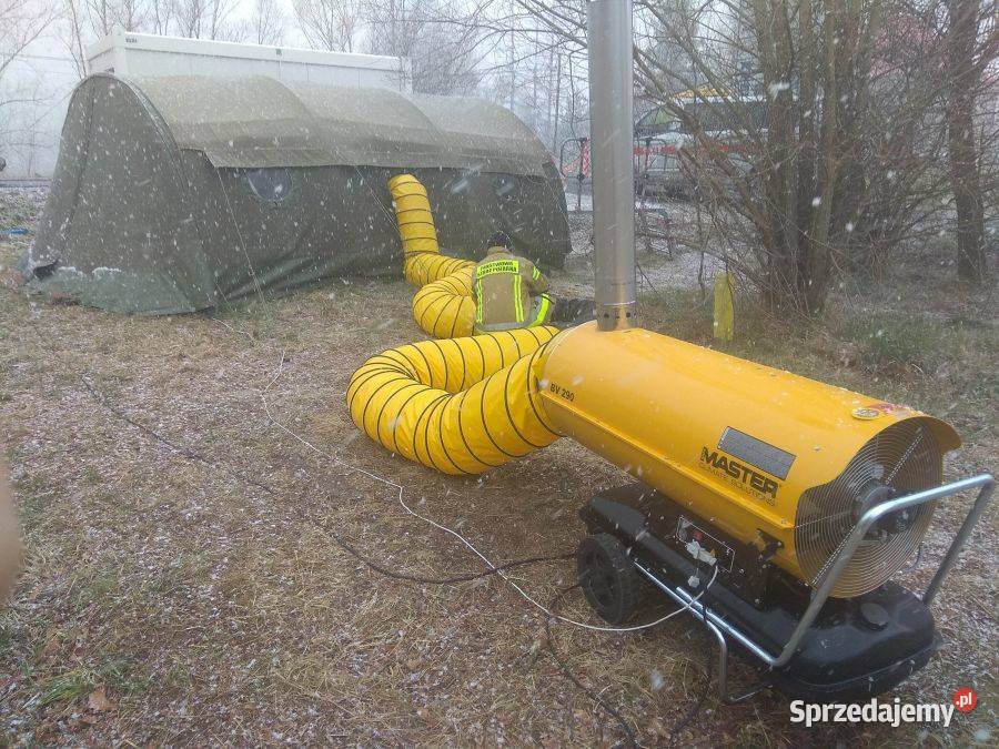 Wynajem Nagrzewnica olejowa budowlana grzanie Nagrzewnice Kłobuck