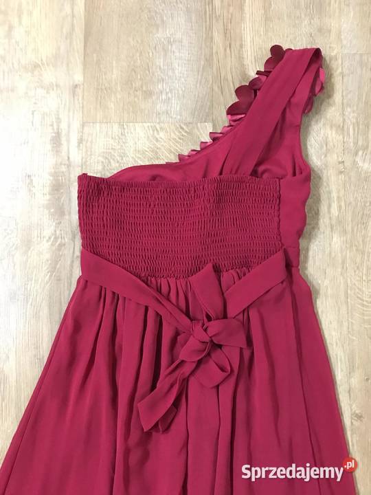 Sukienka maxi na jedno ramię 36