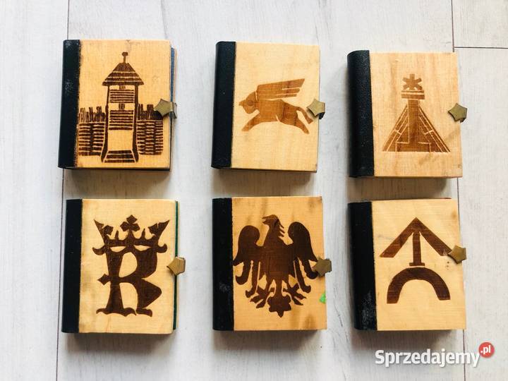 Kolekcje książeczki drewniane Polskie miasta Łódź