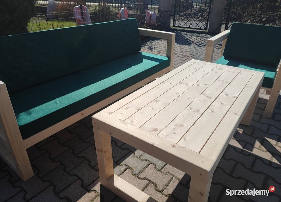 Drewniane meble ogrodowe solidne Dom i Ogród Nowy Targ