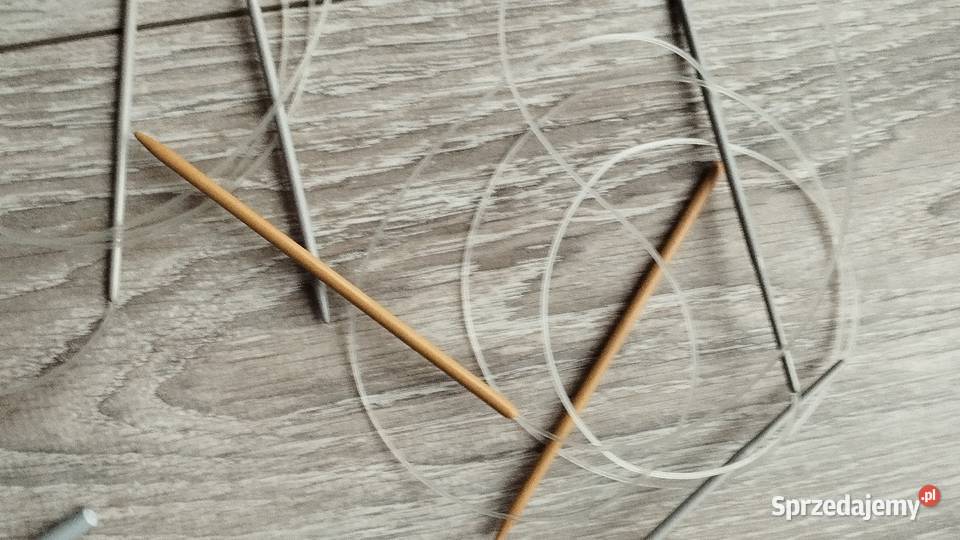 Zestaw dziewiarski druty itp komplet Poznań