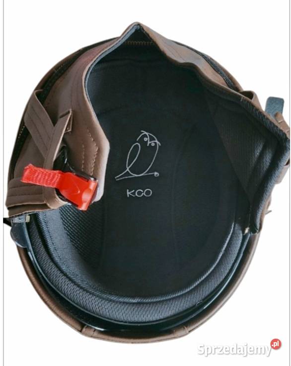 Stylowy Kask Motocyklowy Retro Zengen KCO Ostrowiec Świętokrzyski