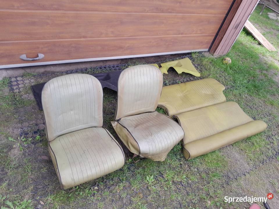 Zielone fotele Fiat 126p Tłuszcz