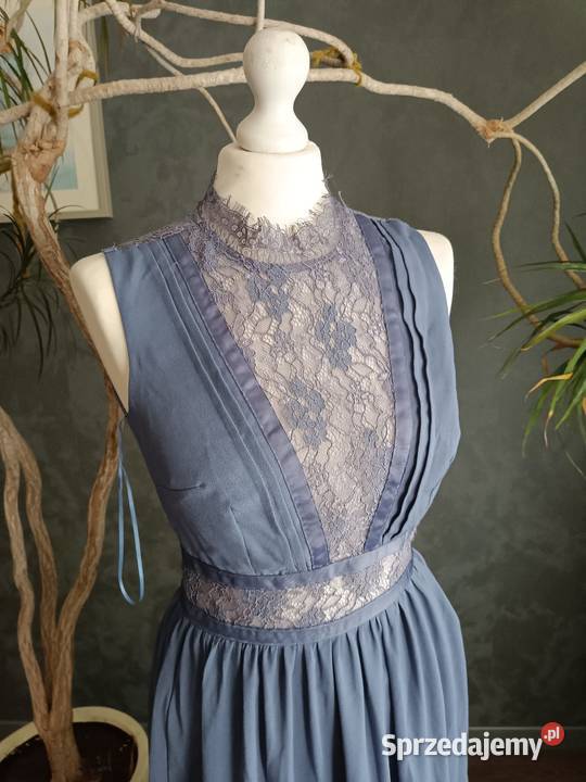 Sina niebieska super sukienka 34 Rozmiar 34(XS) Białystok